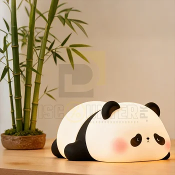 🐼 Silicone Panda Lamp – Soft Touch Night Light for Kids & Home
